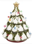 Scentsational Ceramic Christmas Tree Warmer Full Size With 3 Packs Holiday. Fixed Price $36.00.