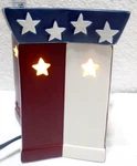 Scentsy Star Spangled Warmer - Patriotic Wax Melt Burner. Fixed Price $45.00.
