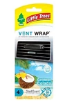 4 Little Trees Vent Wrap Air Freshener Caribbean Colada Scent (total 1 Pack). Fixed Price $7.99.