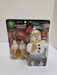 Air Wick Limited Edition Apple Cinnamon Medley Snowman Decor Warmer & 2 Refills. Fixed Price $16.11.