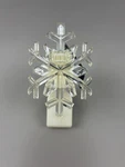 Clear Snowflake Wallflower Diffuser Plug Slatkin & Co Light Unlit New. Fixed Price $6.39.