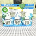 Air Wick Plug In Scented Oil 5 Refills Each Fresh Waters New Box. Fixed Price $16.88.