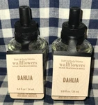 New 2-PACK Dahlia Wallflower Refill Bulbs Sealed 0.8 Oz Bath & Body Works. Fixed Price $16.00.