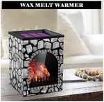 Electric Fireplace Wax Candle Melt Warmer,breathing Light For Scented. Fixed Price $24.99.