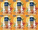 12 Glade Plugins Scented Oil Air Freshener, Orange Zest & Clove, Refills. Fixed Price $34.99.