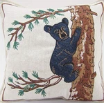 Paine's Balsam Fir Pillow 5"X5" Embroidered Black Bear Pine Sachet Scent Lodge. Fixed Price $24.50.