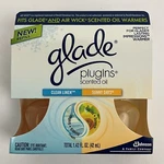 2 Glade Plugins Scented Oil Refills Sunny Days & Clean Linen. Fixed Price $9.99.