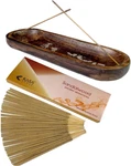 Double Incense Burner With 100GR Sandalwood Premium Sticks. Fixed Price $45.98.