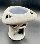 Partylite Living Stones Aroma Melts Warmer P8548 Gray Ceramic Wax Burner Nib. Fixed Price $18.99.