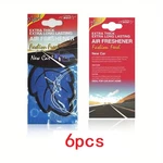 3-60PCS Car Air Freshener Natural Scented Tea Paper Auto Hanging Vanilla Perfume. Fixed Price $8.84.