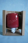 Sonoma Ceramic Red Mason Jar Scented Wax Warmer Nib. Fixed Price $24.99.