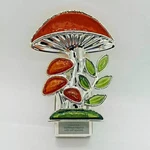 2X Bath And Body Works New Mushroom Orange House Wallflower Nightlight Plug-in. Fixed Price $49.99.