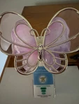 Bath & Body Works Butterfly Nightlight Scent Control Wallflower Plug In 24/7 Lgt. Fixed Price $16.00.
