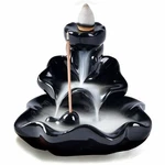 Waterfall Incense Burner, Lotus Backflow Holder Ceramic Censer Cones .... Fixed Price $22.36.