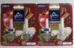 Lot Of 2- Pks -glade Plugins Scented Oil Air Freshener Warm Apple & Spices. Fixed Price $19.99.