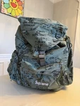 Supreme SS23 Military Field Box Backpack Olive Gonz Green. Fixed Price $189.00.
