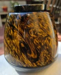 Scentsy Tiger's Eye Warmer Color Changing Led Art Glass Retired 31779. Fixed Price $25.99.