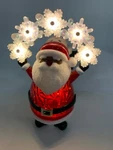 Bath & Body Works Christmas 2022 Light Up Santa Snowflake Wallflower Plug 908J. Fixed Price $29.39.