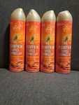 4 Glade Spray Can Air Freshener Pumpkin Spice Things Up Scent No Cfc's 8OZ. Fixed Price $20.95.