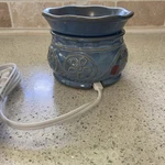 Johnson & Electric Wax Warmer Plate Ceramic Blue Model SCJ-183. Fixed Price $13.99.