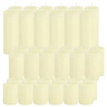 36 Pcs Ivory Pillar Candles Bulk Set Hurricane Different Lengths 2 .... Fixed Price $111.63.