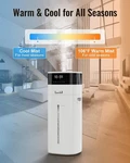 Warm Or Cool Mist Humidifier 5.3GAL/20L 2500 Sq Ft Levels Essential Oil. Fixed Price $119.95.