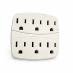 Intertek Wall Plug 6 Grounded Outlet Ac Tap Electrical Socket Adapter. Fixed Price $6.99.