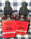 2-PACK New Twisted Peppermint Wallflower Refill Bulbs Sealed Bath & Body Works. Fixed Price $26.00.