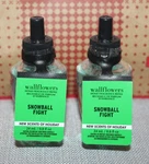 2-PACK New Snowball Fight Wallflower Refill Bulbs Sealed Bath & Body Works. Fixed Price $18.99.