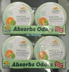 (4-PACK) Citrus Magic Solid Air Freshener Odor Absorber Eliminator. Fixed Price $33.95.