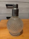 Vintage Lampe Berger: Diamond Glass Perfume Lamp, Made France - Cracked Lid. Fixed Price $20.30.