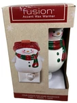 Jimbo The Snowman Fusion Accent Wax Warmer W/swivel Plug &15W Light Bulb Read. Fixed Price $18.49.
