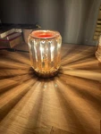 Aroma Wax Melt Warmer Electric Oil Burner Night Light Home Decor Lamp Gold Usnew. Fixed Price $29.23.