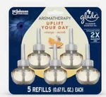 5 Glade Plugins Aromatherapy Scented Oil Refills Uplift Your Day Orange + Neroli. Fixed Price $16.98.