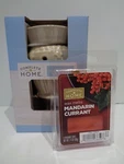 Complete Home Wall Mount Plug Wax Melt Warmer With 6 Mandarin Currant Cubes. Fixed Price $12.00.