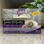 Glade Scented Oil Candles Orchid Oasis Holder 2 Refills New In Package. Fixed Price $15.98.