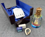 Vintage Alexandrias Fragrance Oil Lamp Prism Diffuser Iridescent Base. Fixed Price $49.00.
