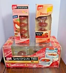 Glade Scented Essential Oil Candles Trio Apple Cinnamon 3 Holders & 10 Refills. Fixed Price $39.99.
