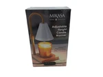 Mikasa White Adjustable Height Candle Warmer Lamp Wax Melter Home Accents. Fixed Price $26.09.