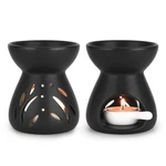 Comsaf Essential Oil Wax Melt Burners Set Of 2, Aromatherapy Black. Fixed Price $31.99.