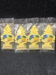 Lot 4 Little Trees Car Hanging Air Freshener Discontinued Lemon Grove. Fixed Price $50.00.
