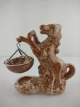 6" Small Ceramic Rearing Horse Wax Tart Warmer Candle Holder. Fixed Price $35.99.