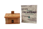*set* Large Cabin Incense Burner + Box 72 Balsam Fir Logs Refill Paines Usa. Fixed Price $37.50.