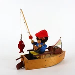 Steinbach Smoker Music Box Angler Boat S767 Reuge Over The Waves Waltz. Fixed Price $115.00.