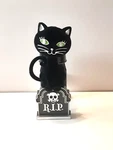 (1) Bath & Body Works Rip Tombstone Flocked Black Cat Light Up Wallflower Plugin. Fixed Price $25.00.