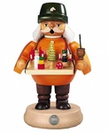 German Incense Smoker Toy Seller, Height 19 Cm / 7 Inch, Original Erzgebirge .... Fixed Price $186.45.