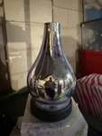 Scentsy Stargaze Diffuser Shade W Teardrop Pedestal Stand. Fixed Price $75.00.