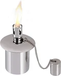 Firefly Fuel 5-3/8" Stainless Steel Table-top Tiki Torch, Refillable Rust. Fixed Price $29.99.