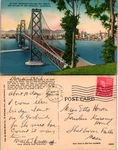 San Francisco-oakland Bay Bridge Skyline Postcard. Fixed Price $8.84.