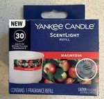 Yankee Candle Scent Light Refill, Macintosh. Fixed Price $8.99.